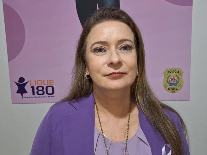 A delegada Talita Martins Soares atuou na construção da nova delegacia e acaba de ser indicada para assumir o comando da 1ª Delegacia Regional de Polícia Civil 