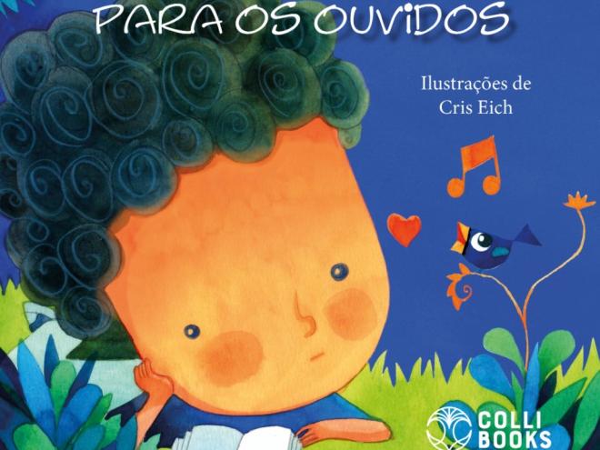 Detalhe da capa de ''Como música para os ouvidos