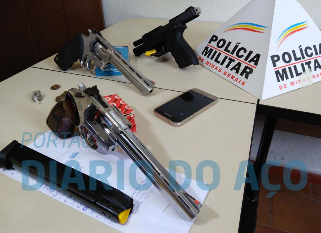 A polícia acredita que as armas foram usadas em assassinatos em Santana do Paraíso e no Centro de Ipatinga