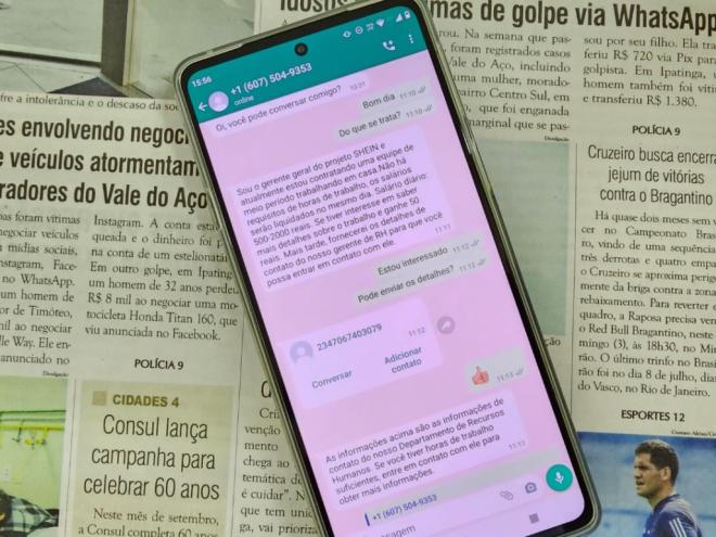 Em uma variação do golpe, oferecem emprego na Shein