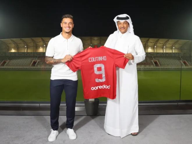 O jogador brasileira vai ser treinado pelo argentino Crespo