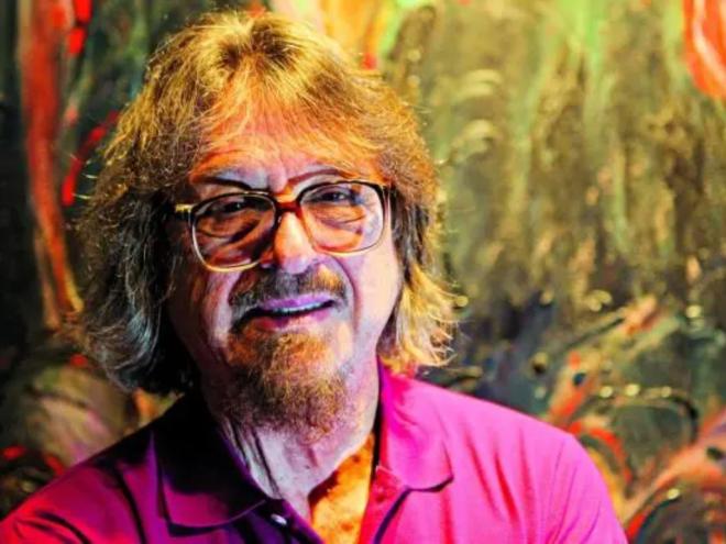 O artista plástico Carlos Bracher retrata Drummond