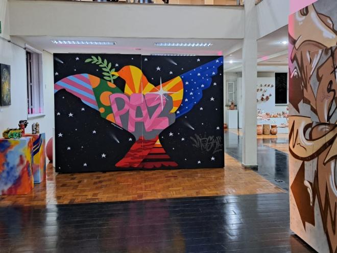 A mostra apresenta recorte singular da arte urbana