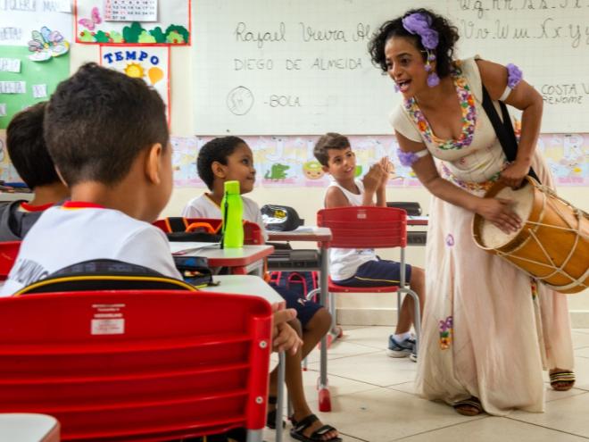 O projeto envolve processos formativos com os alunos