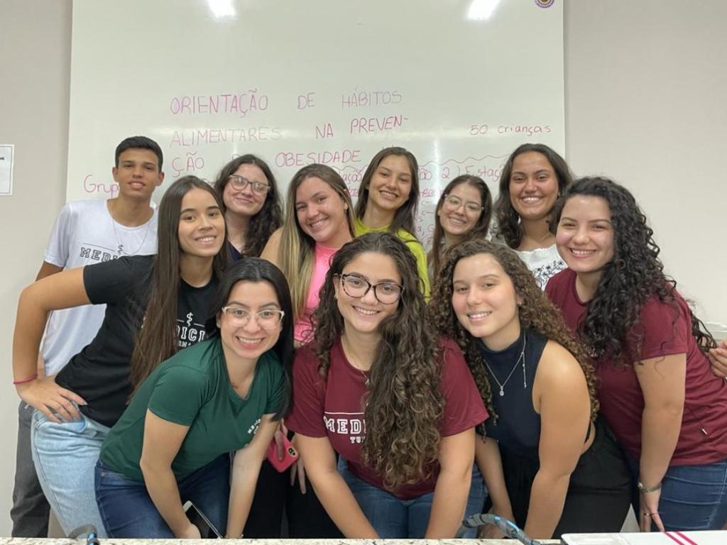 Alunos do grupo A da Faculdade de Ciências Médicas de Ipatinga, Afya, realizam evento na Escola Municipal de Educação Infantil Pedro Ferreira Maciel