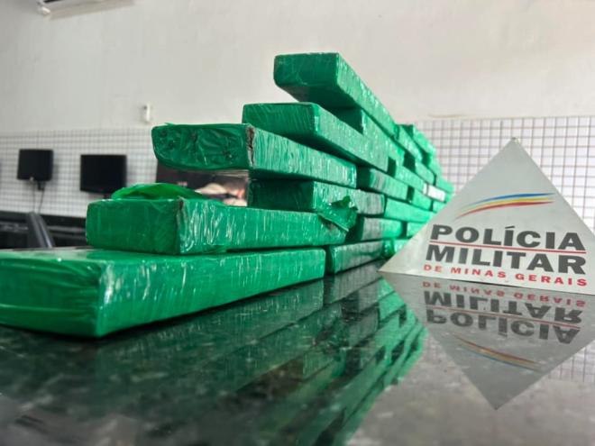 Droga estava acondicionada em uma mala, trazida de São Paulo para Caratinga