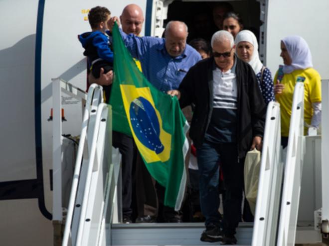 Jalil Abdel e Mahmoud Abdel Aziz no Brasil - Marcelo Camargo/Agência Brasil