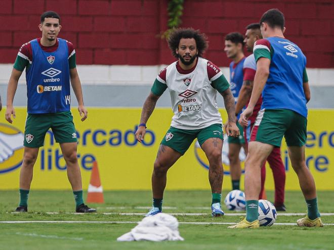 O lateral Marcelo foi a grande contratação do ano do Flu e também busca ser campeão do torneio pela primeira vez