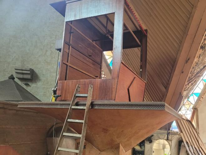 Retirada de móveis e equipamentos do templo foi realizada nos últimos dias 
