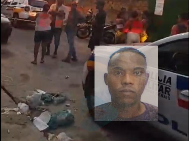 O local do assassinato de Walace Jesus foi cercado pela polícia até a finalização dos trabalhos da perícia da  PC