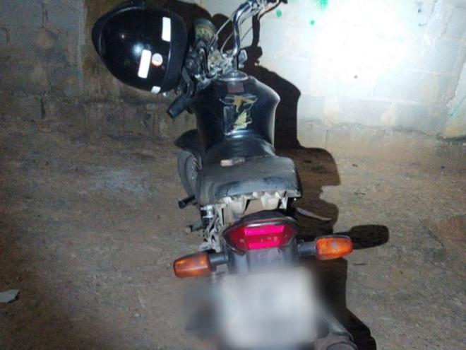A moto havia sido furtada em Coronel Fabriciano