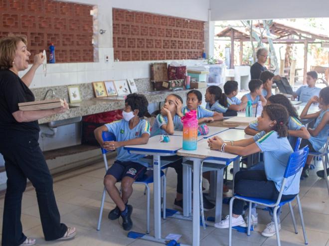 Projeto apresenta criações de alunos em oficinas