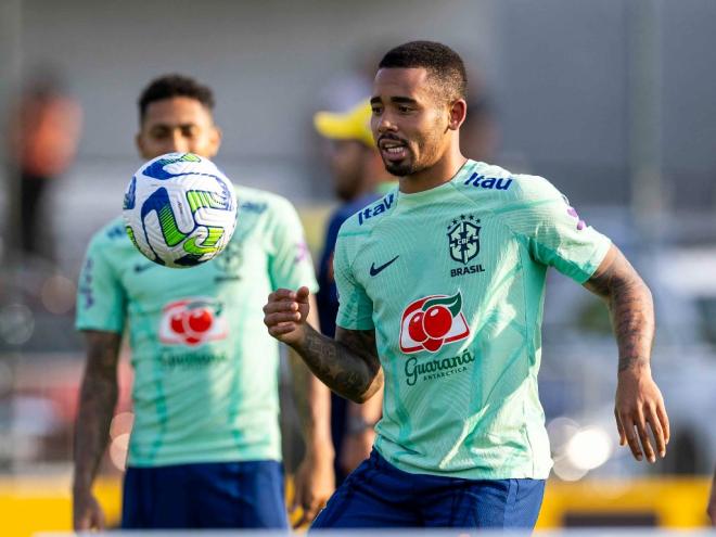 Atacante Gabriel Jesus deverá ser o substituto do lesionado Vini Jr