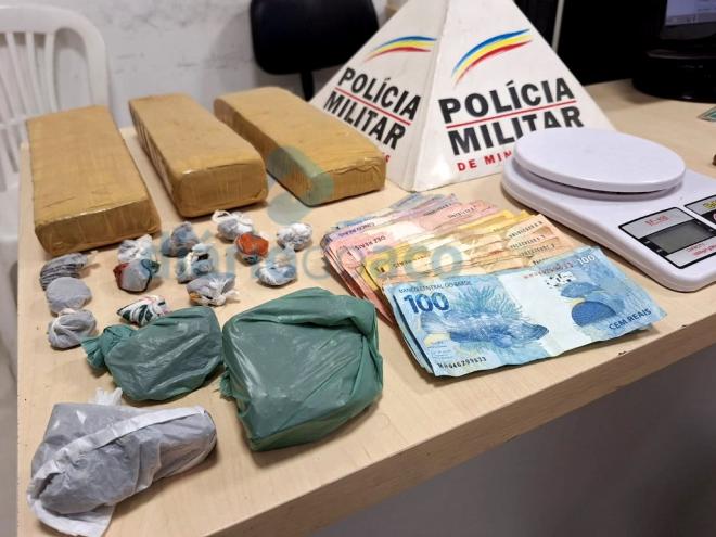O material apreendido durante a operação na casa dos denunciados pela sociedade