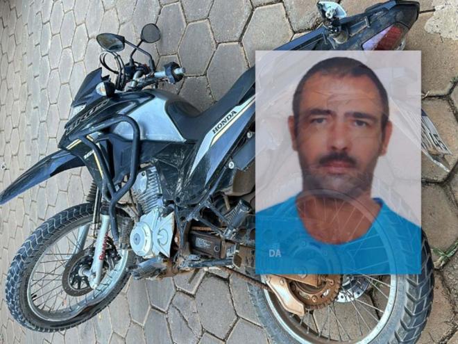 Amado Zeferino tinha 58 anos e morreu ao bater contra um caminhão, a moto que conduzia 