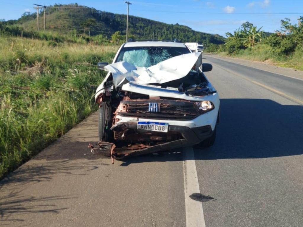 Motorista da Toro informou que trafegava sentido a Ipatinga,  quando motocicleta entrou em sua frente 