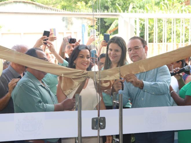 O ato contou com a presença do prefeito de Belo Oriente, Hamilton Rômulo