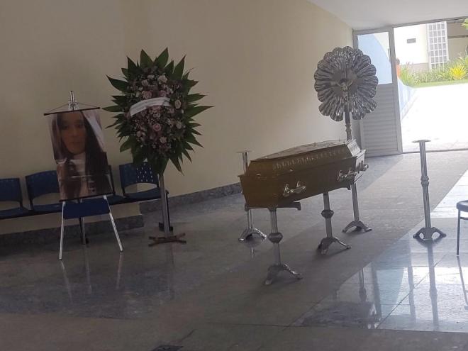 O velório e o sepultamento ocorreram no cemitério Parque Senhora da Paz, no bairro Veneza II