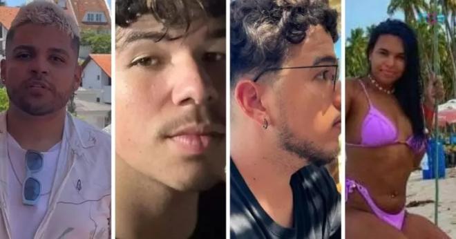 Gustavo, Thiago, Nicolas e Karla foram encontrados mortos em um BMW 320i em Balneário Camboriú (SC)
