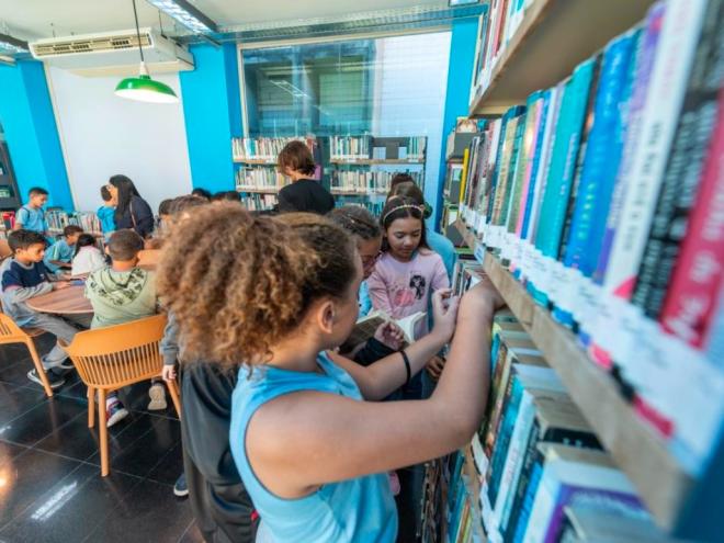 A Biblioteca Central de Ideias tem acervo de 6 mil livros