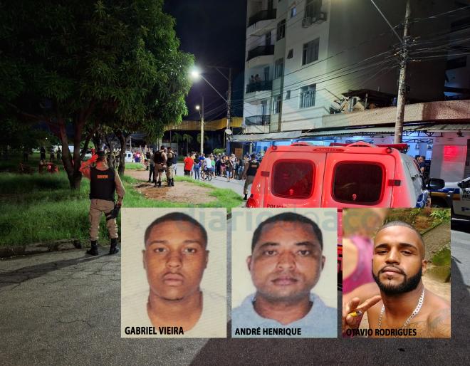 Gabriel Vieira, André Henrique e Otávio Rodrigues morreram na hora, alvejado pelos tiros disparados pelo trio que estava em um HB20