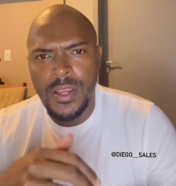 “Não é verdade que sou um foragido... Até o momento, não existe nenhum mandado de prisão contra mim. Quando é noticiado que eu dei um golpe milionário também é inverdade. Eu dei um 'prejuízo milionário', afirma Diego