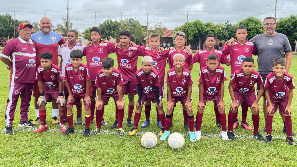 O Sub-13 conseguiu um placar elástico logo na estreia na Copa Guará