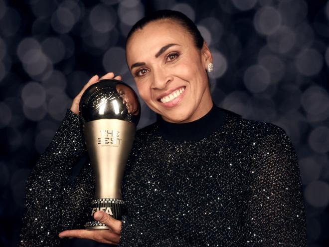 Marta agora dará nome ao prêmio que reconhecerá as mulheres que marcarem o gol mais bonito 