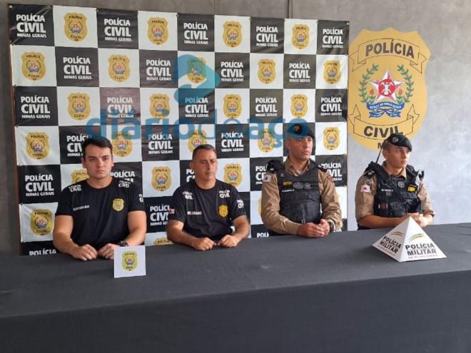Equipes, da PCMG e da PMMG detalharam a investigação que levou aos envolvidos no duplo assassinato de irmãs em Ipatinga