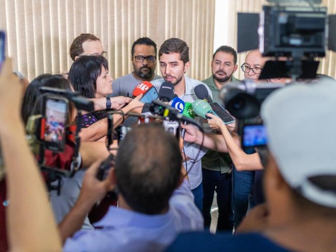 O prefeito Gustavo Nunes explicoui, na manhã desta quinta-feira (8), o funcionamento da ARSAMB