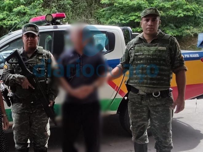 O momento que o idoso é levado ao Hospital Municipal de Ipatinga para receber atendimento médico