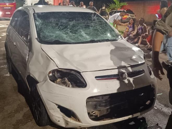 Motorista que causou o atropelamento foi linchado no local do acidente
