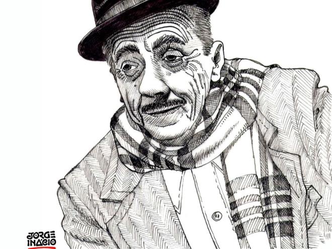 Caricatura de Adoniran Barbosa: músicas imortais