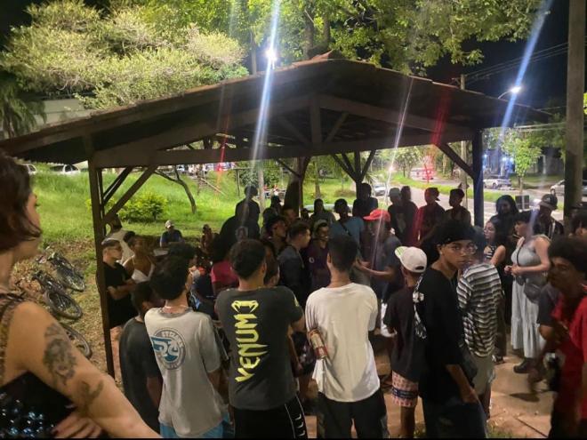 Batalha da V.I, no bairro Ideal: evento na cena urbana