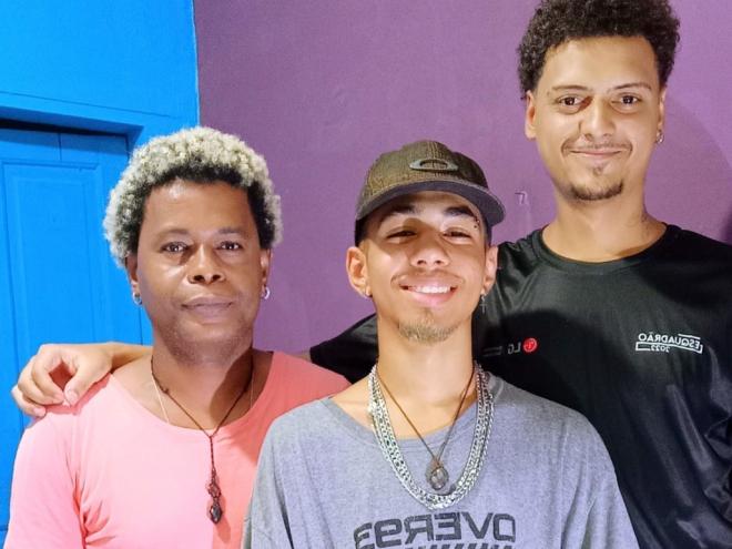 Matí, Talikinho e Gabriel Poeta na produção underground