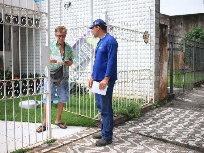 Entre os dias 25 de janeiro à 22 de fevereiro, cerca de 200 profissionais da saúde verificaram imóveis em 41 bairros da cidade