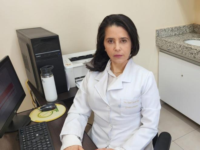 A geneticista Raquel Quintão Roque atende pacientes com doenças raras no Vale do Aço 