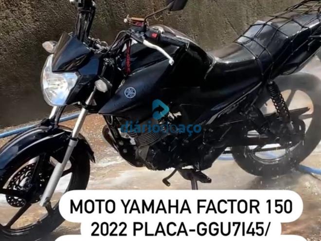 A moto roubada do entregador de lanches durante a noite de terça-feira