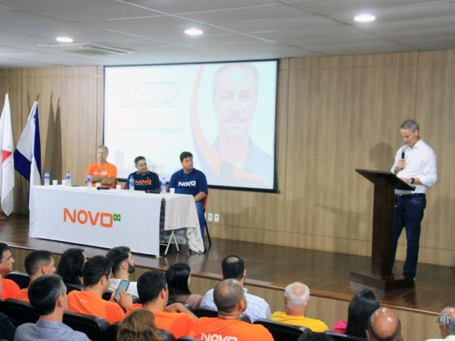 Edvanio Carneiro, que já comandou o 14º BPM e a 12ª RPM, lançou dia 14 a sua pré-candidatura a prefeito 