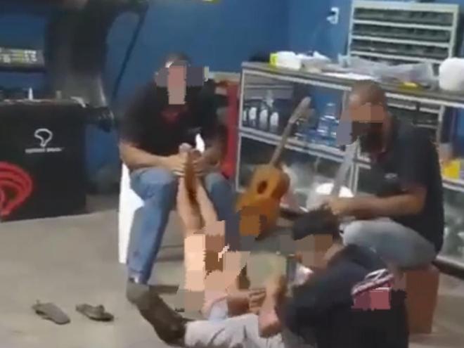 Vídeo foi gravado há 30 dias, porém, a família não tinha feito a denúncia
