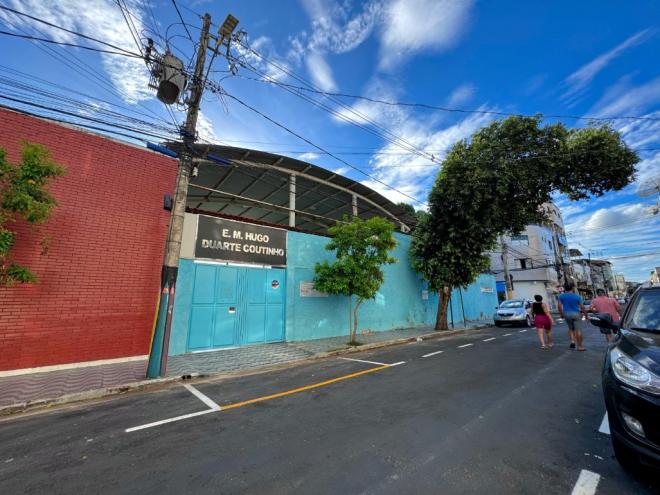 Escola teve telhado danificado por tempestade no fim de dezembro de 2023 e ordem de serviço deverá ser assinada para reforma nos próximos dias 