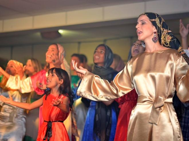 O espetáculo aborda eventos relatados aos cristãos
