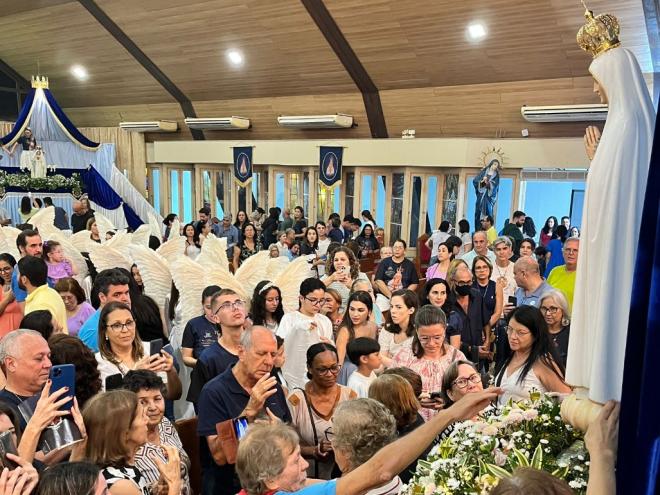 Os católicos podem visitar a imagem na Paróquia Santuário Senhor do Bonfim, no Cidade Nobre