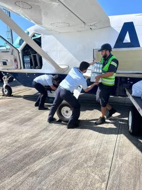 Materiais coletados pela Azul serão transportados diretamente para o Rio Grande do Sul por aeronaves da empresa