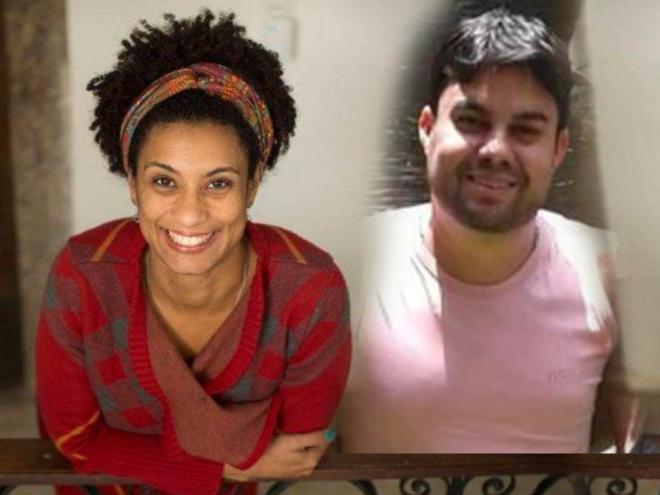 No atentado a tiros em 2018 foram executados a tiros, a vereadora do RJ, Marielle Franco e o motorista Anderson Gomes