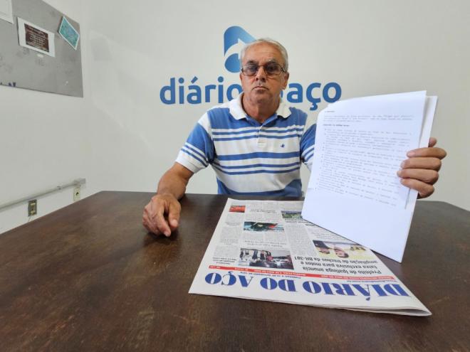 José do Nascimento Penna se sente duplamente injustiçado com a situação gerada após a morte do filho 