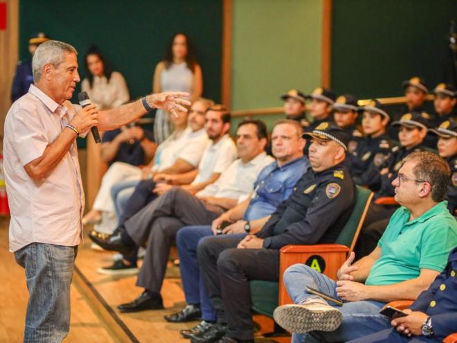 O ex-ministro de Defesa participou do evento na tarde desta sexta-feira, no auditório do Hospital Municipal 