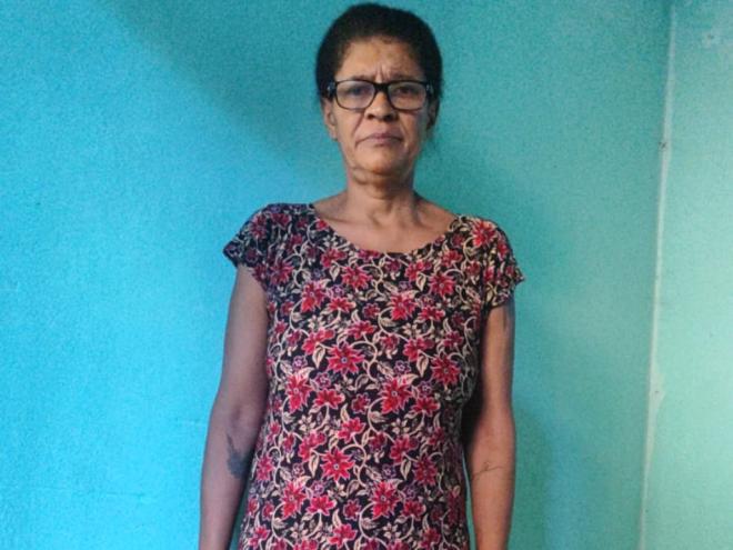 Marilda é paciente oncológica e trata um câncer no pulmão e no estômago