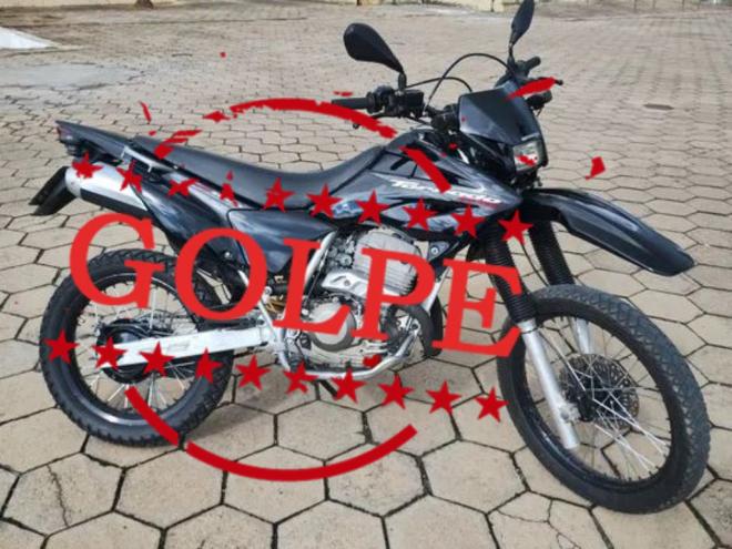Morador de Piedade de Caratinga caiu no golpe ao tentar comprar uma Honda/XR 250 Tornado