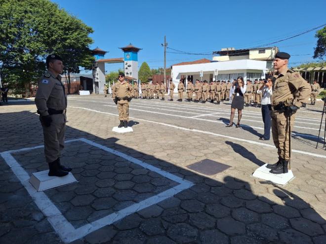 Troca do comando foi realizada na manhã desta segunda-feira, no pátio do 14º BPM